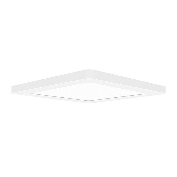 Access Lighting ModPLUS, Dual Voltage LED Flush Mount, White Finish, Acrylic Lens Acrylic 20840LEDD-WH/ACR